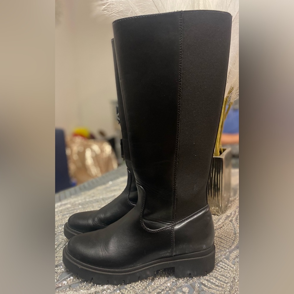 Tallent Girls Black Riding Boot